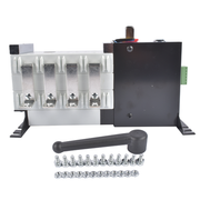 DURAFORCE Industrial Automatic Transfer Switch 4P 160A 110V or 220V Plastic Copper Steel