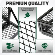 DURAFORCE Front Cargo Basket Rack Storage Carrier Kit For ATV Universal Steel Heavy Duty