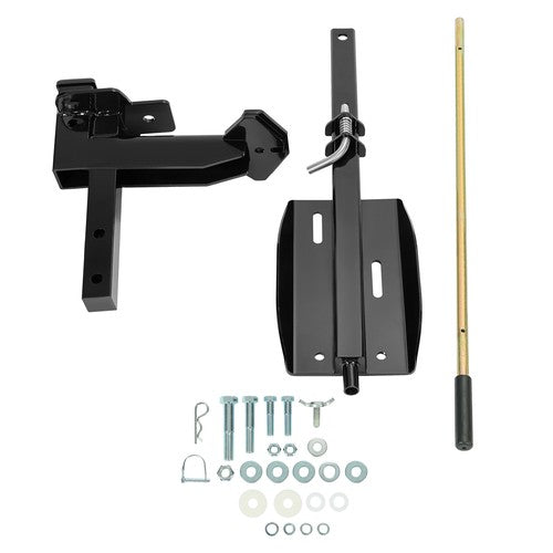 Spare Tire Carrier With 2 Inch Receiver For 16 To 24.5 Inch Wheels