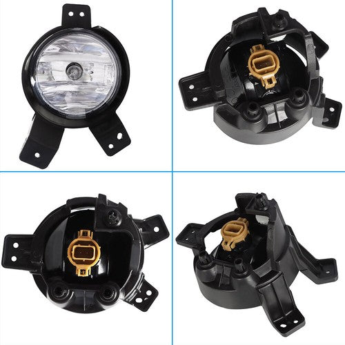 DURAFORCE For Chevy Trax 2017-2018 Pair of Front Fog Lights Lamps w/Wiring+Switch Kits