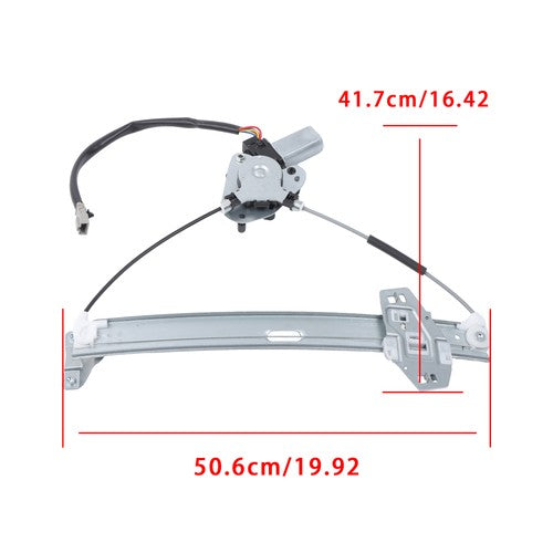 DURAFORCE For ACURA CL 2001-2002 Power Window Regulator Front Left 4 pins w/ Motor 751-162