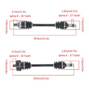 DURAFORCE For Arctic Cat 400 2006-2014 Front Left and Right CV Axles Drive Shaft