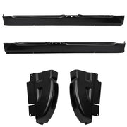 DURAFORCE For 02-08 Dodge Ram Pickup Quad Cab OE Style Rocker Panels & Cab Corners 4PCS