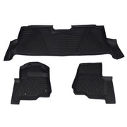 DURAFORCE New Floor Mats Liners for Ford F250 F350 F450 F550 Super Duty Crew Cab 2017-2025