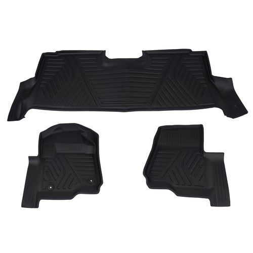 DURAFORCE New Floor Mats Liners for Ford F250 F350 F450 F550 Super Duty Crew Cab 2017-2025