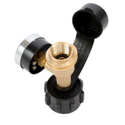DURAFORCE 4-PCS QCC1 Inflation Joint Gas Tank Copper Converter Head POL Joint Propane