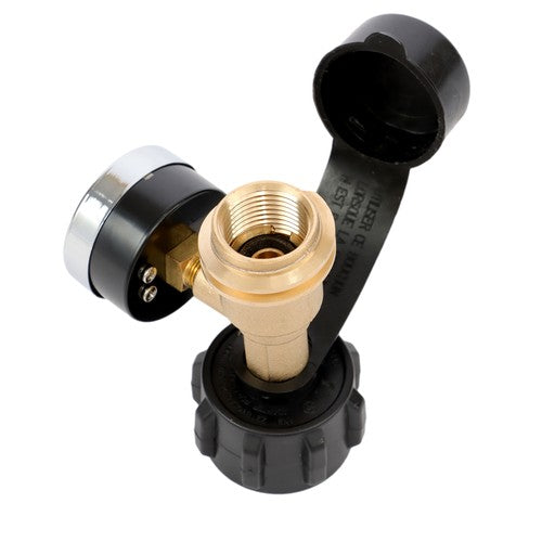 DURAFORCE 4-PCS QCC1 Inflation Joint Gas Tank Copper Converter Head POL Joint Propane