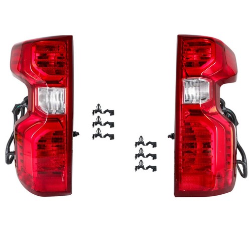 DURAFORCE Left Headlight Halogen For Chevy Silverado 1500 2019-21 Tail Lights Left+Right