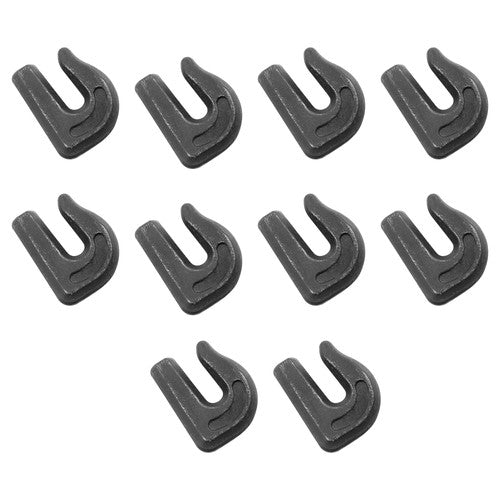 DURAFORCE 10 Pack 3/8" Weld On Grab Hook 6600lbs Heavy Duty G70 Forged Grab Chain Hooks