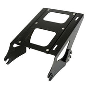 DURAFORCE Black Chopped Trunk Backrest Mount Rack Fit For Harley Road Glide 14-26 Touring