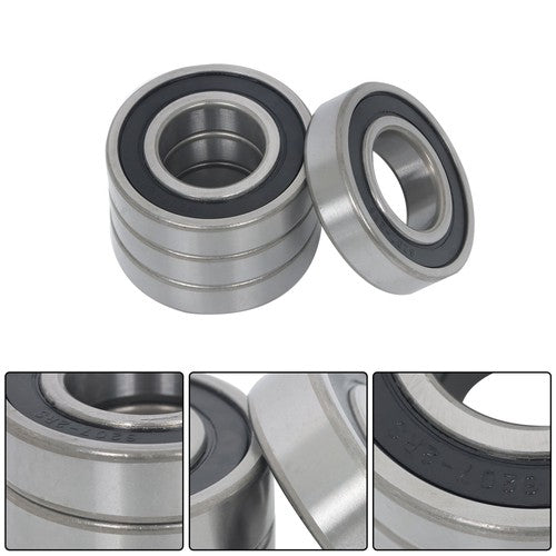 DURAFORCE 6207-2RS Deep Groove Ball Bearings 10pcs 35x72x17mm Set