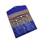 DURAFORCE Precision 6 Pc Telescoping Gage Set 5/16" - 6" Range T-Bore Hole Gauges w/Pouch