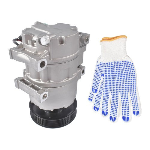 DURAFORCE New A/C Compressor for Hyundai Genesis 3.8 2009-2014 V6 3.8L w/ 6-Groove Pulley
