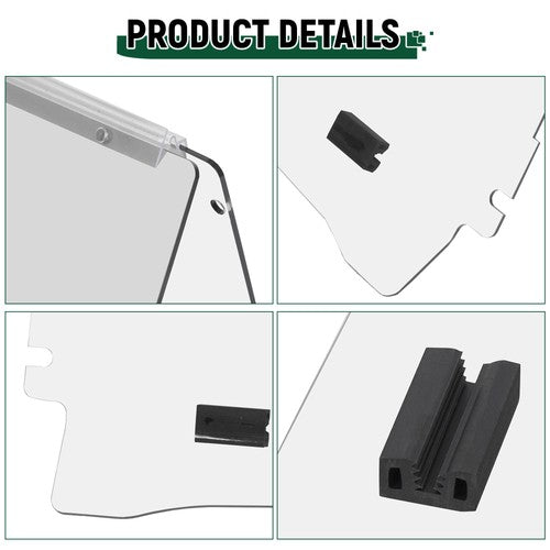 DURAFORCE For EZGO TXT&Medalist 1994-13 2014 Golf Cart Clear Folding Windshield Windscreen