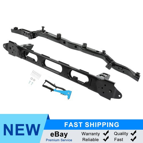 DURAFORCE Radiator Supports Core Assembly Steel Upper for Ram 1500 Pickup 2014 2018 2PC