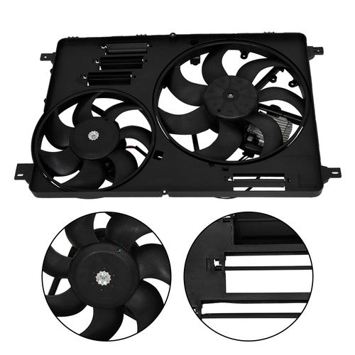 DURAFORCE Engine Radiator Cooling Fan Assembly 306686296 For Volvo XC70 2008-15 VO3115116