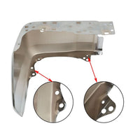 DURAFORCE Rear Bumper End Right Passenger Side For Toyota Tundra 2014-2017 W/ Holes Chrome