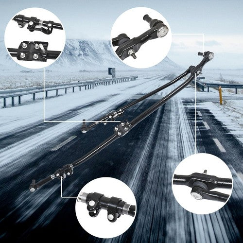 DURAFORCE Fit For Dodge Ram 1500 2500 3500 Steering Linkage Drag Link Tie Rod Upgrade Kit