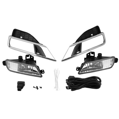 Front Fog Lights Bumper Lamps with Switch Wiring Set for 2015-2016 Honda CRV CR-V