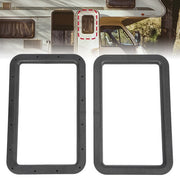 DURAFORCE 15.7" x 24.8" Entrance Door Window Frame Inner & Outer For RV Trailer Camper