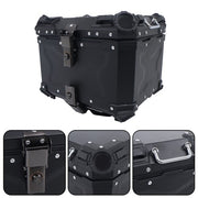 DURAFORCE 45L Motorcycle Top Box with Safety Lock Waterproof Trunk Luggage Storage Case