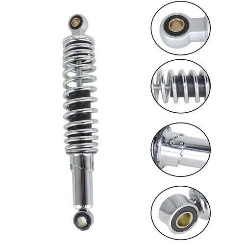 DURAFORCE Pair Chrome Rear Shocks Absorber 320mm For Sportster XL883 1200 72 48 79-12 New