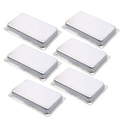 DURAFORCE 6 Pack 2.5 Inch Deep Full Size Restaurant Steam Table Pans Without Lid