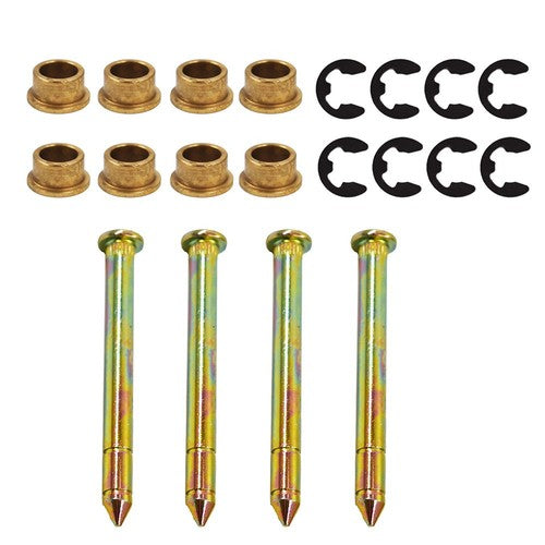 DURAFORCE Car Heavy Duty Door Hinge Pins Pin Bushing Kit For Ford F-150 F-250 F-350 Bronco