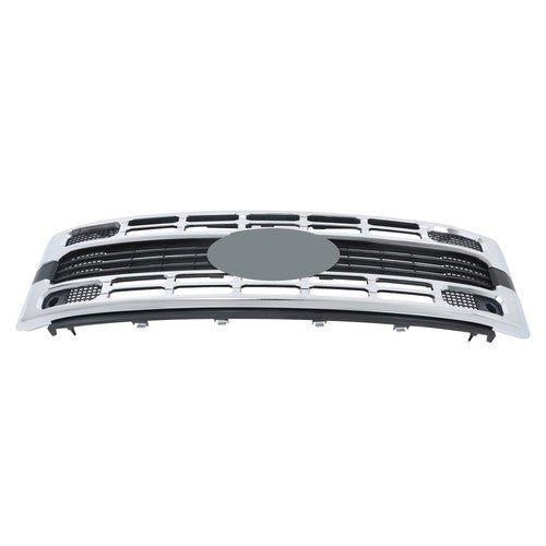 DURAFORCE New Plastic Front Upper Bumper Grille Chrome Trim For Ford F250 XL/XLT 2023-2024