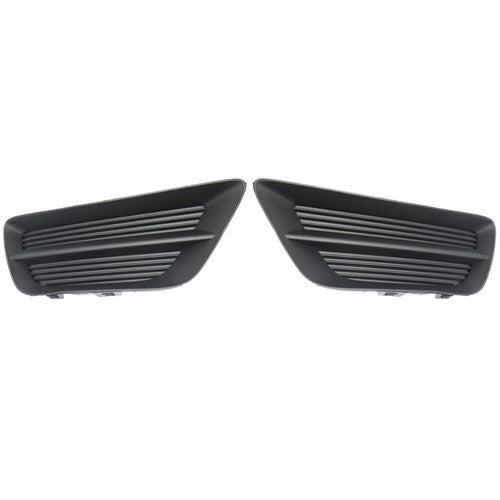 DURAFORCE For Honda Accord Sedan 13-15 Pair Bumper Plastic Black Housing Fog Light Covers
