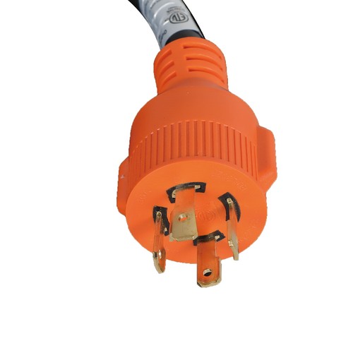 DURAFORCE RV Extension Power Cord 30Amp 15FT with Cord Organizer NEMA 14-30P to 14-30R