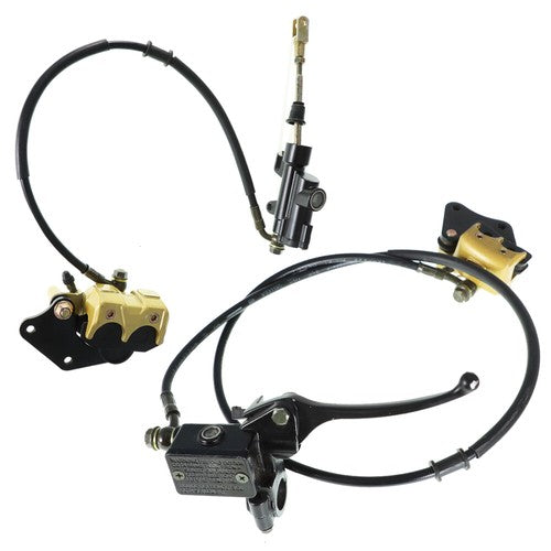 DURAFORCE Front Rear Hydraulic Brake Caliper For 50cc 110cc 125cc Classic Pit Dirt Bike