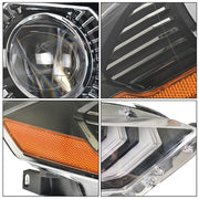 DURAFORCE Black Headlight LED DRL Projector Lamp Right Side Fit For Ford Mustang 2018-2020