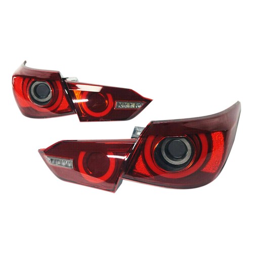 DURAFORCE LED Tail Lights Lamp 4PCS for 2014-2017 for Infiniti Q50 Red Skyline V37 400R