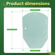 DURAFORCE For #T312628 John Deere Skid Steer & Track Loader 323D 323E 333D 333E Door Glass
