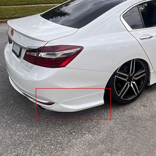 Rear Front Lip Side Apron Underbody 4PC For 16-17 Honda Accord Sedan HFP Style