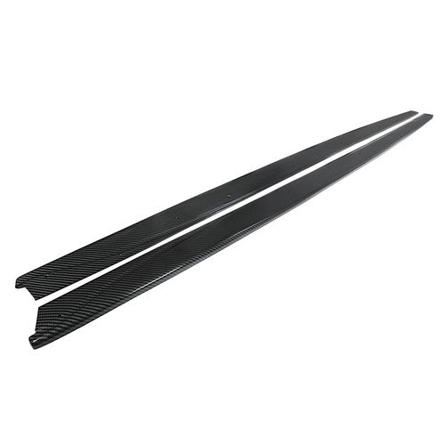 DURAFORCE For BMW M4 2015-2020 19 Carbon Fiber Style Side Skirt Extension Splitters