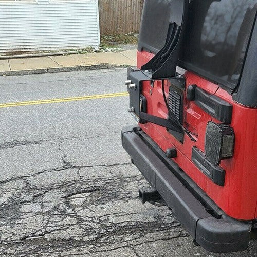 DURAFORCE For Jeep Wrangler YJ TJ LJ Spare Tire Carrier Mount Holder Rack 1987-2006