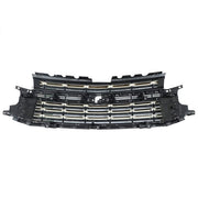DURAFORCE Front Bumper Upper Grille+Grill Trim Chrome For Chevy Tahoe Suburban 2021-2022