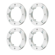 DURAFORCE Wheel Spacers 4x156 1" 131mm M12x1.5 Silver 4Pcs For Polaris Polaris RZR 2015+