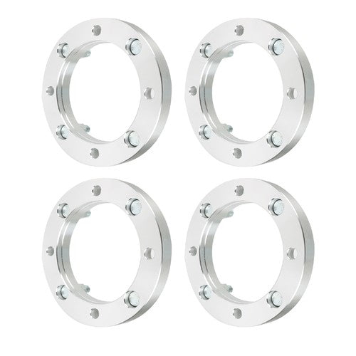 DURAFORCE Wheel Spacers 4x156 1" 131mm M12x1.5 Silver 4Pcs For Polaris Polaris RZR 2015+