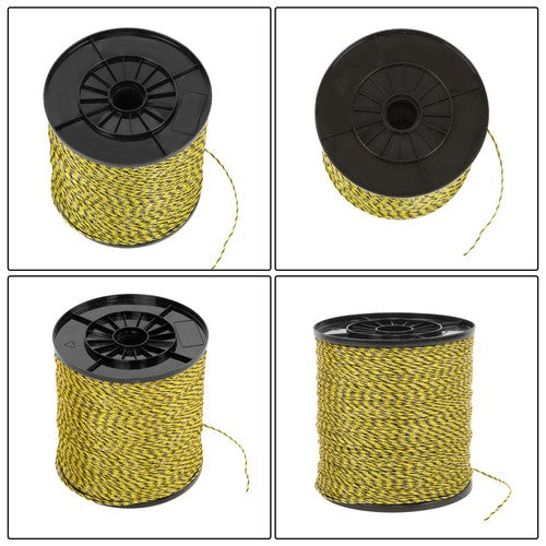 DURAFORCE 3500Ft 1067m 6 Stainless Steel Strands 1/8 inch 140 Pounds Electric Fence Wire