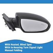 DURAFORCE Right Side Power Mirror for Hyundai Tucson Limited Luxury Premium Sport Ultimate