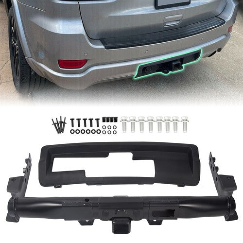 DURAFORCE Trailer Receiver Towing Hitch Plug W/ Bezel For Jeep Grand Cherokee 2011-2022