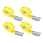 DURAFORCE 4Pack 10ft × 2in Lift Sling Straps Heavy Duty Lifting Slings Web Sling 14000lbs
