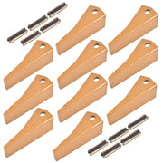DURAFORCE 23 230 Series 230S Bucket Teeth with 23TF/23FP Flex Pins for Excavator 10 Piece