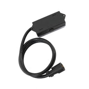 DURAFORCE 6 Ft Wiring Cable 7 Way Plug Inline Pre-Wired Trailer BLACK Cord w/Junction Box