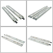 DURAFORCE 1 Pair of 16" Locking Drawer Slides Full Extension & Lock 150 lb Load Capacity