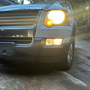 DURAFORCE Fit For 2006-2010 Ford Explorer Left & Right Side Bumper Fog Light Driving Lamp