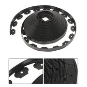 DURAFORCE L-shaped Landscape Edging Border Kit 100' No-Dig Garden 1.5" Edge Lawn Border